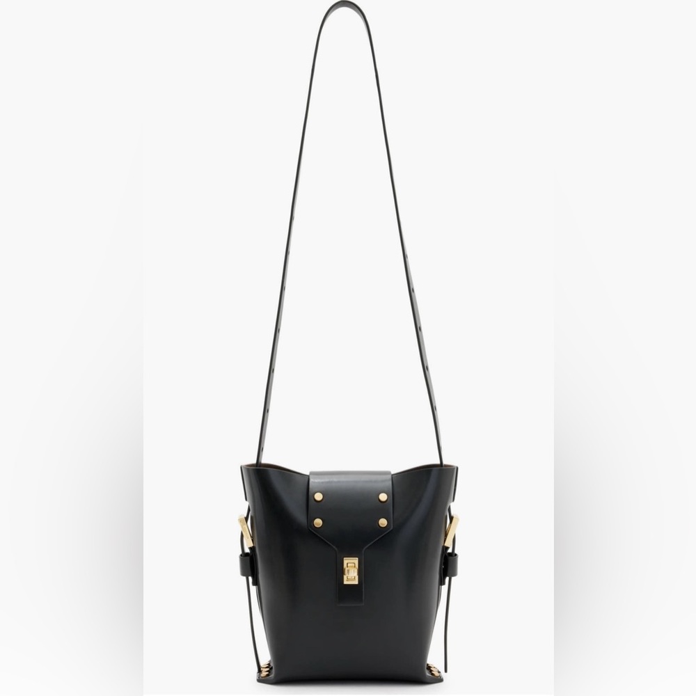 AllSaints Miro Crossbody Bucket Bag